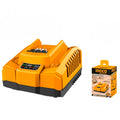 Cargador De Batería Ingco Rapido 4ah Industrial P20s 20v