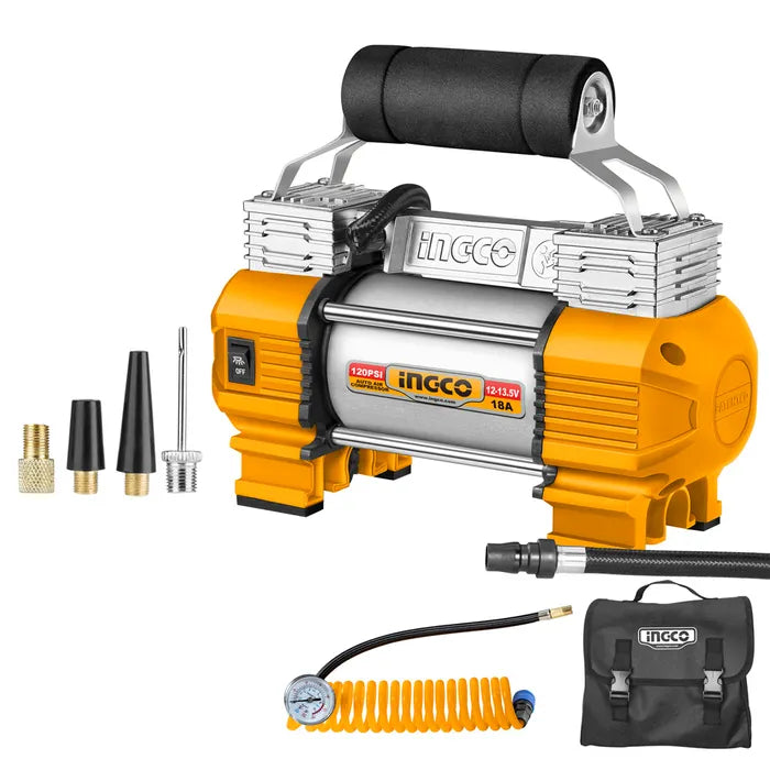 Compresor De Aire Ingco Para Auto 120psi 13.5v