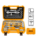 Set Dados Y Chicharra Ingco Industrial 25 Piezas 1/2"