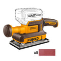 Lijadora Orbital Bl Ingco Inalambrica Industrial 90x180mm 20v
