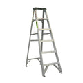 Escalera de tijera 6 peldaños aluminio 150KG Mirlo