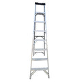 Escalera de tijera aluminio 145KG 8 escalones Mirlo