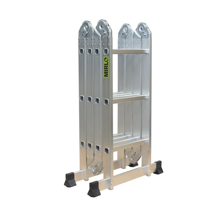 Escalera multipropósito aluminio 150 KG 4X3 12 peldaños Mirlo