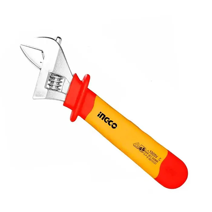 Llave ajustable industrial aislado VDE 200mm/8" Ingco