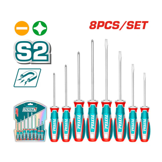 Set 8 Destornilladores S2 Total