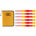 Set destornillador precisión industrial aislado CDE 6 piezas Ingco