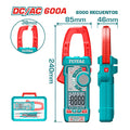 Pinza Amperimétrica DC/AC Total Tools 600A